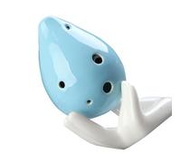 principianti ocarina Blue Ocarina 6 Buche Contralto AC Chiave Professionale Per Autoapprendimento Entry-level Giocando A Sei Buche Per Principianti