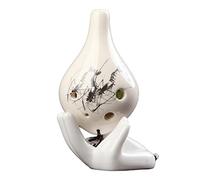 principianti ocarina Chiave Di Do Contralto A 6 Fori Tipo Popolare Ocarina In Ceramica A Bocca Lunga Con Buona Intonazione E Suono ocarina professionale (Color : 05)