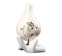 principianti ocarina Chiave Di Do Contralto A 6 Fori Tipo Popolare Ocarina In Ceramica A Bocca Lunga Con Buona Intonazione E Suono ocarina professionale (Color : 03)