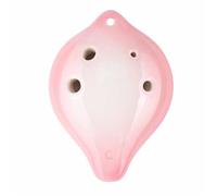 Principianti ocarina Corso Introduttivo Professionale Per Principianti Di Ocarina A 6 Fori Strumento In Ceramica Con Materiale Didattico(SF Pink)