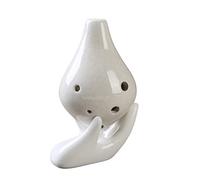 principianti ocarina Crack A Bocca Corta Ocarina A 6 Fori Contralto C Melodia Ocarina In Ceramica Per Studenti Principianti Con Cordino ocarina professionale (Color : 02)