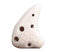 principianti ocarina Crack/Painted Craft Ceramic Ocarina 6 Hole High Pitch D Tone Mini Ocarina Strumento Musicale ocarina professionale (Color : 03)