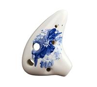 principianti ocarina Crack/Painted Craft Ceramic Ocarina 6 Hole High Pitch D Tone Mini Ocarina Strumento Musicale ocarina professionale (Color : 01)