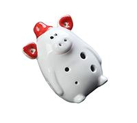 principianti ocarina Creatività Ocarina Strumento Musicale A 6 Buche A Forma Di Maialino Ocarina In Ceramica Per Bambini Regalo Di Musica Per Principianti ocarina professionale (Color : 03)