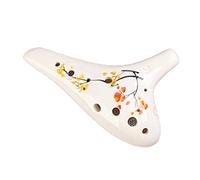 principianti ocarina Durevole Strumento Musicale Ocarina In Ceramica Con Tono Di Do Contralto A 12 Fori Popolare Strumento Musicale Ocarina Dipinto A Mano ocarina professionale (Color : 03)