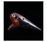 principianti ocarina Fatto a mano affumicato 12 fori Alto G-tune Ocarina Performance Grade 12 fori G Ceramic Ocarina Strumento musicale ocarina professionale