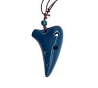 principianti ocarina Flauto 6 Fori C Ceramic Of Time Mini Ocarina Flauto Strumenti Musicali Per Principianti Di Musica (Color : Dark Blue)