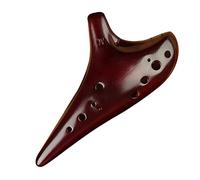 principianti ocarina Lo Strumento Musicale Professionale Per Ocarina Affumicata Per Principianti In Ceramica Tono G Contralto A 12 Buche Suona Bene ocarina professionale