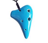 principianti ocarina Mini Ocarina Collana A 6 Fori Ciondolo Carino Sei Fori Super Treble F Key SSF Strumento Musicale Ocarina Portatile ocarina professionale (Color : 06)