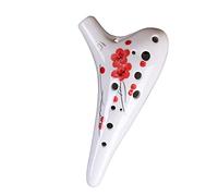 principianti ocarina Nuova Ocarina A 12 Buche Con Tono Do Alto Dipinto A Mano Per Principianti Che Insegna Lo Strumento Musicale Nazionale Dell'ocarina ocarina professionale (Color : 04)