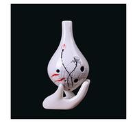 principianti ocarina Nuova Ocarina A 6 Fori Modello Dipinto A Mano In Ceramica Ocarina Strumento Musicale Principiante Studente Ocarina Con Cordino ocarina professionale (Color : 09)