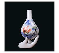principianti ocarina Nuova Ocarina A 6 Fori Modello Dipinto A Mano In Ceramica Ocarina Strumento Musicale Principiante Studente Ocarina Con Cordino ocarina professionale (Color : 10)