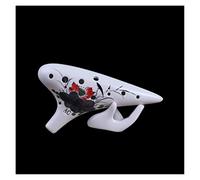 principianti ocarina Nuova Ocarina In Ceramica Dipinta A Mano Ocarina A 12 Fori In Chiave Di Do Contralto (AC) Che Suona Uno Strumento A Fiato Didattico ocarina professionale (Color : 05)