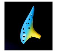principianti ocarina Ocarina A 12 Buche Strumento Musicale Nazionale Colore Sfumato Principiante Che Insegna Ocarina In Ceramica Con Cordino ocarina professionale (Color : .05)