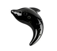 Principianti ocarina Ocarina A 12 Fori Con Chiave In Do Strumento Per Principianti Dal Design Creativo(12AC black)