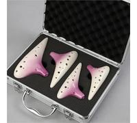 Principianti ocarina Ocarina A 12 Fori Set Da 4 Pezzi Con Contralto E Colori Opzionali Con Scatola Regalo(11)