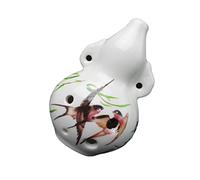 principianti ocarina Ocarina A Forma Di Zucca Ocarina In Ceramica A 6 Fori Strumento Musicale Paesaggio Modello Studente Ocarina ocarina professionale (Color : 04)