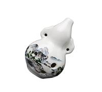 principianti ocarina Ocarina A Forma Di Zucca Ocarina In Ceramica A 6 Fori Strumento Musicale Paesaggio Modello Studente Ocarina ocarina professionale (Color : 01)
