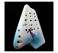 principianti ocarina Ocarina A Tre Tubi Ocarina AC-tune Doppio Tubo Contralto C-tune Ocarina In Ceramica Principianti I Giocatori Professionisti Usano L'ocarina ocarina professionale (Color : 02)
