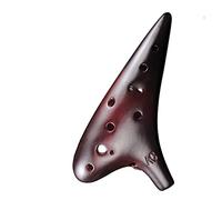 principianti ocarina Ocarina Affumicata A 12 Buche Ocarina Do Contralto A 12 Buche Strumento Musicale Ocarina Per Adulti Good Sound ocarina professionale (Color : 03)