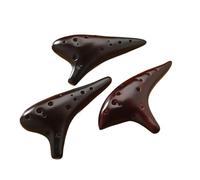 Principianti ocarina Ocarina In Ceramica A 12fori AC Per Principianti Chiave Do Contralto Affumicata Dipinta A Mano Prestazioni Professionali