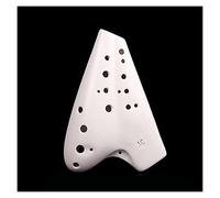 principianti ocarina Ocarina In Ceramica Bianca Opaca A Doppio Tubo Tono C Contralto (AC) Strumento Musicale A Doppio Tubo AC Tono Adulto Principiante Ocarina ocarina professionale