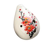 principianti ocarina Ocarina In Ceramica Con Tono Medio A 6 Fori F-tune Strumento Musicale Ocarina Con Motivo Dipinto A Mano Con Buona Intonazione E Tono ocarina professionale (Color : 02)
