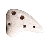 principianti ocarina Ocarina In Ceramica D-tune A 6 Fori Mini Strumento Musicale Ocarina A Ciondolo A 6 Fori Regalo Musicale Personalizzato ocarina professionale (Color : 01)