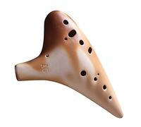 principianti ocarina Ocarina in ceramica professionale a 12 fori contralto G-tune Strumento musicale Ocarina per studenti affumicato a mano ocarina professionale