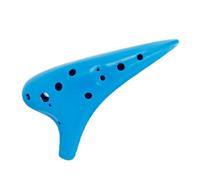 Principianti ocarina Ocarina In Resina Per Principianti Modello Alto AC A 12 Fori Strumento Professionale Portatile(Blue)