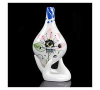 principianti ocarina Ocarina Per Principianti Ocarina In Ceramica A 6 Fori AC-tune Strumento Musicale Per Ocarina A Bocca Lunga Dipinta A Mano A Sei Fori Contralto ocarina professionale (Color : 14)