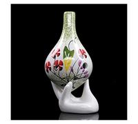 principianti ocarina Ocarina Per Principianti Ocarina In Ceramica A 6 Fori AC-tune Strumento Musicale Per Ocarina A Bocca Lunga Dipinta A Mano A Sei Fori Contralto ocarina professionale (Color : 19)