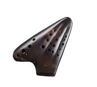 principianti ocarina Ocarina Professionale Tripla In Porcellana Advanced Alto C AC Ocarine In Ceramica Affumicata Per Flauto Musicale Tradizionale (Color : Smoked)
