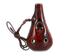 principianti ocarina Ocarina Strumento Musicale 6 Fori C Alto Dolomite Ocarina Con Cordino Principiante Ocarine Woodwind Regalo Compleanno ocarina professionale
