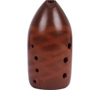 principianti ocarina Portapenne Xun A Nove Fori A Doppia Cavità Xun Ceramica Rossa Affumicata Strumento Professionale A Fiato Per Ocarina ocarina professionale (Color : F)