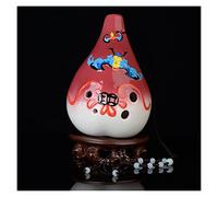 principianti ocarina Professionale Basso A Sei Fori C-tune Ocarina A Forma Di Pesca A 6 Fori BC Che Suona L'ocarina Con Base ocarina professionale (Color : 01)