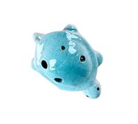 Principianti ocarina Simpatica Ocarina Fatta A Mano Con 6 Fori Fornace Che Cambia Colore Strumento Dal Suono Gradevole(SKY BLUE)