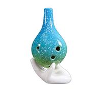 principianti ocarina Starry Sky Ocarina Ocarina Portatile A 6 Buche Per Principianti Con Chiave In Do Alto ocarina professionale (Color : 07)