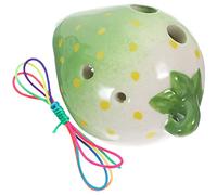 principianti ocarina Strawberry Ocarina Instrument 6 Hole Beginner Children Practice Ceramic Ocarina Beginners Fruit Modeling ocarina professionale (Color : 03)