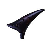 principianti ocarina Strumento Musicale Nazionale Ocarina Chiave Di Do Contralto A 12 Fori (AC) Strumento Musicale Ocarina In Ceramica Affumicata ocarina professionale