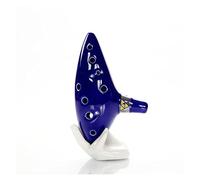 principianti ocarina Strumento Musicale Ocarina A 16 Fori A Doppio Tubo/12 Fori Contralto In Do, Regalo Musicale Per Studenti Principianti ocarina professionale (Color : 12-hole02)