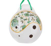 principianti ocarina Strumento Musicale Ocarina In Ceramica Blu/verde Fiore/cartamo/fiore Blu A 6 Fori Per Principianti ocarina professionale (Color : 04)