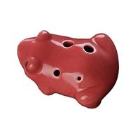 principianti ocarina Strumento Musicale Per Ocarina In Ceramica Per Studenti Principianti A Forma Di Rana A 6 Buche ocarina professionale (Color : 01)