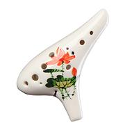 principianti ocarina Strumento Musicale Per Ocarina In Do Contralto A 12 Buche, Tipo Popolare Di Ocarina In Ceramica Dipinta Per Principianti ocarina professionale (Color : 01)