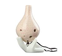 principianti ocarina Strumento Musicale Per Ocarina Per Principianti In Ceramica Per Ocarina A Bocca Lunga Con Tono Di Do Contralto A 6 Fori Di Tipo Popolare ocarina professionale (Color : 02)