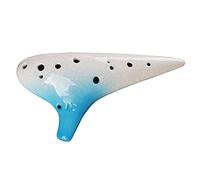 principianti ocarina Strumento Musicale Per Ocarina Professionale A 12 Fori Con Chiave In Do Alto In Ceramica Con Prestazioni A Colori Sfumati In Ceramica ocarina professionale (Color : 03)
