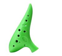 Principianti ocarina Strumento Ocarina 12 Fori Dedicato Ai Principianti AC Accordatura Resina Prestazioni Professionali(Green)