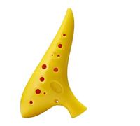 Principianti ocarina Strumento Ocarina 12 Fori Dedicato Ai Principianti AC Accordatura Resina Prestazioni Professionali(Yellow)