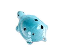 Principianti ocarina Strumento Ocarina Forno Cambia Colore 6 Fori Fatto A Mano(SKY BLUE)
