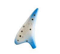 principianti ocarina Tasto AC Ocarina 12 Fori Tasto C Contralto Ghiaccio Incrinato Verde Incrinato Ocarina A Due Colori Che Insegna A Suonare L'ocarina (Color : 3/4)